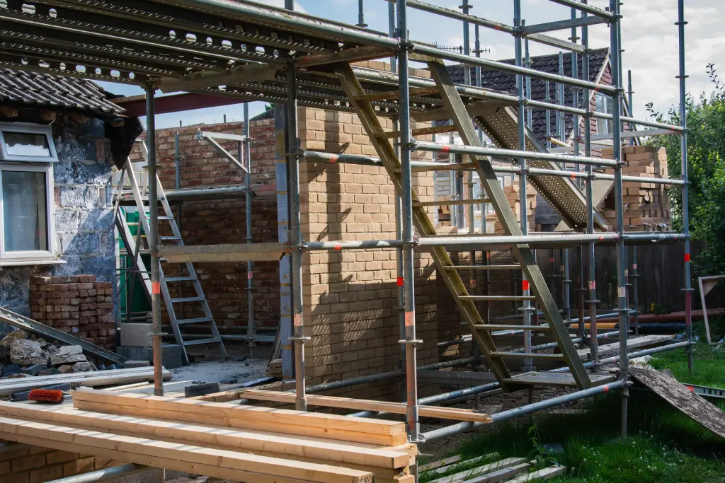 Home renovation in progress in Andover, Hampshire